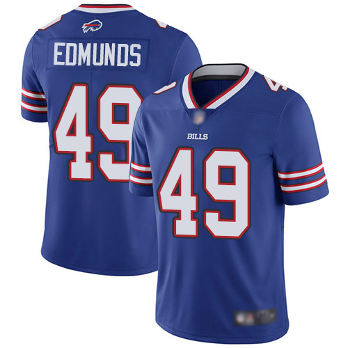 Men Buffalo Bills 49 Tremaine Edmunds Royal Blue Team Color Vapor Untouchable Limited Player NFL Jersey